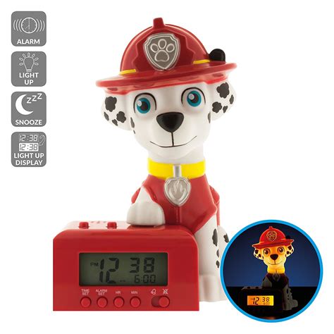 Kjøp Bulbbotz Alarm Clock Paw Patrol Marshall 2021319