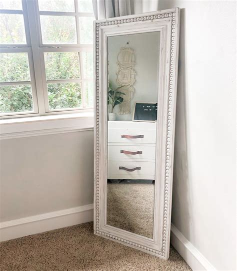 Here are some interior requirements where all you need to do is hang the mirror in a position where you will see clearly in it. DIY Rustic Chic Full Length Mirror | Shabby chic bedrooms ...