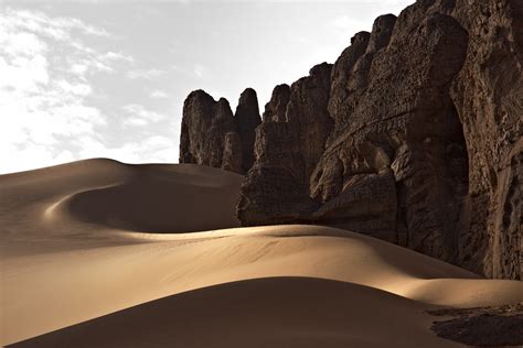 Rock Sand Africa Algeria 4k Tassili Najjer Desert Dune Sahara