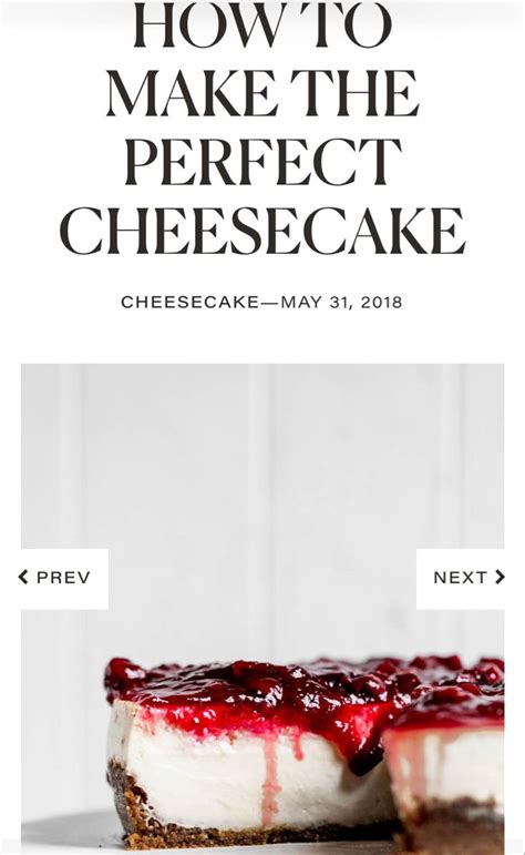 How To Make The Perfect Cheesecake Recipe Broma Bakery Bakery Cheesecake