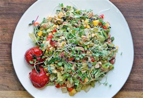 Try bill granger's spicy salad with noodles or rachel allen's chicken and lentil salad. Grilled Chopped Chicken Salad with Avocado Lime Dressing ...