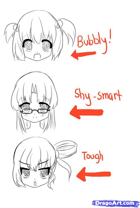 How To Draw Cute Girls Step By Step Anime Females Anime