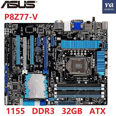 Asus P8z77 V Motherboard Lga 1155 Ddr3 32gb Intel Z77 Sata Ii Core I7