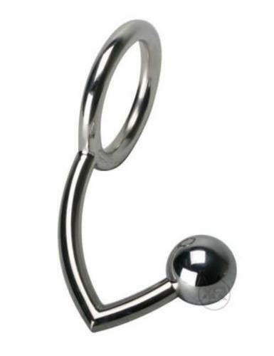 Steel Anal Plug Cock Ring Prostate Massager Ball Butt Orgasm Enhancer Sex Toy Us Ebay