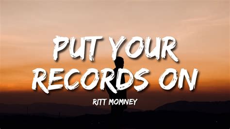 Ritt Momney Put Your Records On Lyrics Girl Put Your Records On