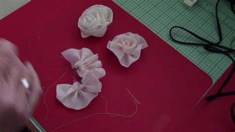 Tutorialmaking Fabric Roses Youtube