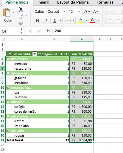 Como Criar Uma Tabela Din Mica No Excel
