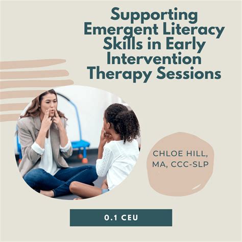 Supporting Emergent Literacy Skills In Early Intervention Therapy
