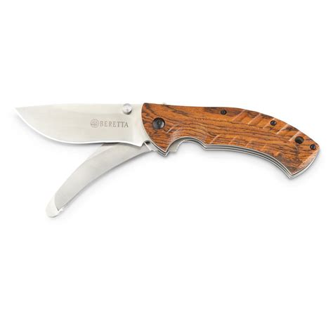 Beretta Xplor Light 2 Blade Folding Skinner Knife 623506 Folding
