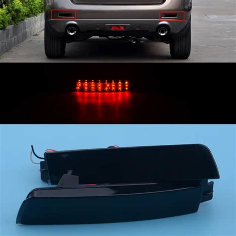 X Led Rear Bumper Lamp Reflector Brake Tail Lights Fit For Nissan