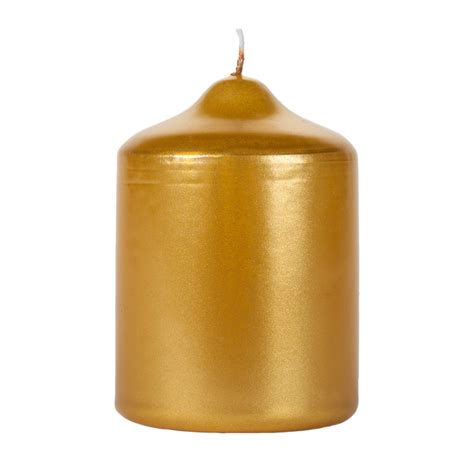 2x3 Unscented Metallic Gold Mini Pillar