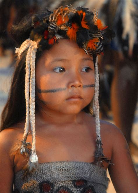 South American Tribe Precious Children Beautiful People Indigenous