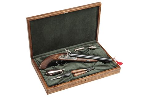 Howdah Hunter Percussion Pistol Case Set 11 14 20ga Taylors And Co