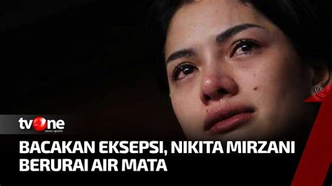 Nikita Mirzani Tak Kuat Menahan Tangis Di Persidangan Kabar Pagi
