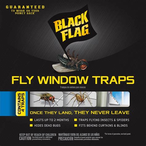 Black Flag Window Fly Insect Trap 4 Count Hg 11017 1 The Home Depot