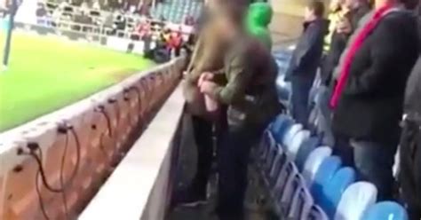 middlesbrough supporter arrested after video appears to show man urinating in qpr keeper s