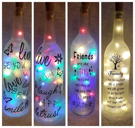 Lighted Decorative Wine Bottles Only 1 Bottle Etsy