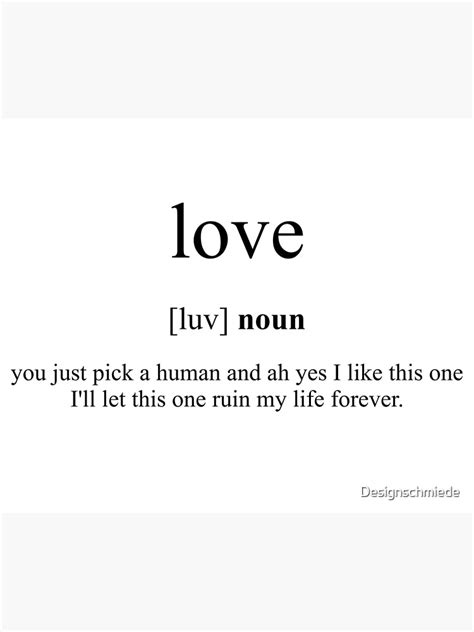 Love Definition Dictionary Collection Poster For Sale By