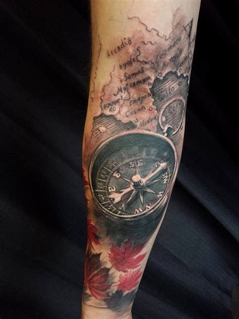 Chronic Ink Tattoo Toronto Tattoo Compass Rose Tattoo In Progress By