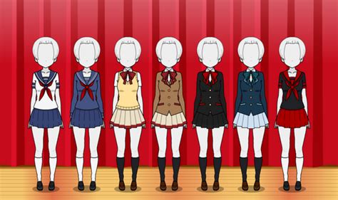 Uniforms Yandere Simulator Fanon Wikia Fandom