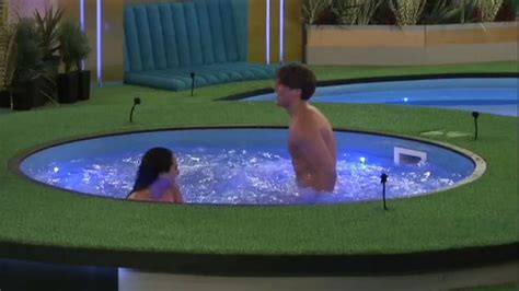 Marnie Simpson And Lewis Bloor Share Steamy Celebrity Big Brother Hot Tub Session After