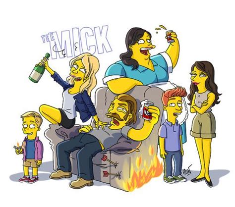 Simpsonized Simpsons Characters The Mick Simpsons Art
