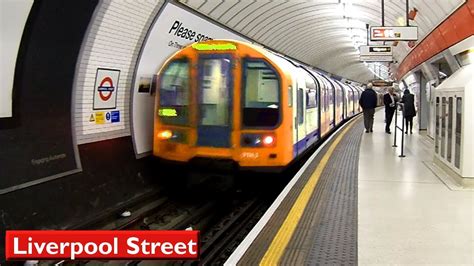 Liverpool Street Central Line London Underground 1992 Tube Stock