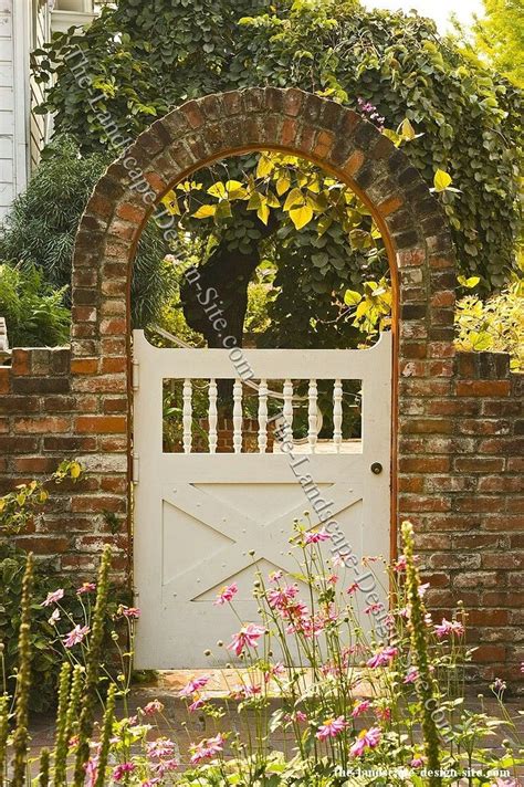 46 Stunning Rustic Garden Gates Ideas Garden Gate Design Brick Wall