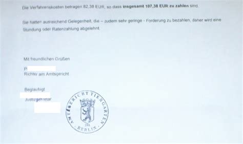 Sie kann eine verwarnung ohne verwarnungsgeld erteilen. gerichtsverfahren und klageprozesse: Knasturlaub am Horizont - oder Pfandflaschendeal?