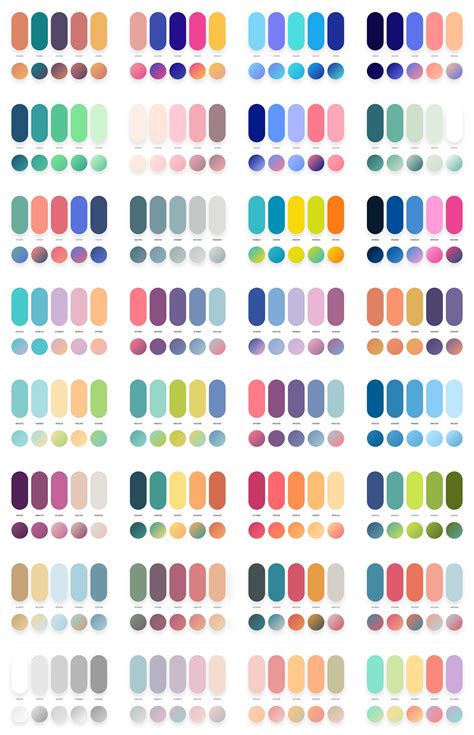 Colorpoint Beautiful Color Palettes Ribbon Color Palette Images