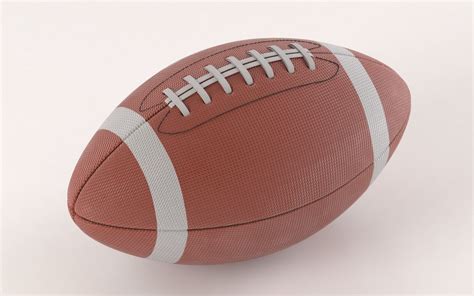 American Football Ball 3d Model Cgtrader