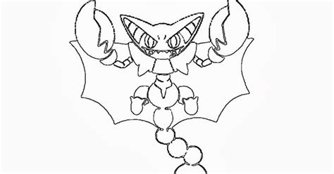Gliscor Coloring Page Coloring Pages