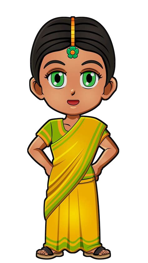 Indian Girl Clipart At Getdrawings Free Download