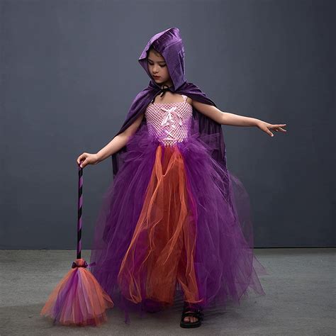 Buy Witch Costume Sarah Mary Winifred Sanderson Halloween Party Fancy