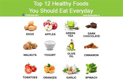 Healthy Foods You Should Eat Everyday Healthy Recipes Top 10 Healthy Foods Nutrition Healthy