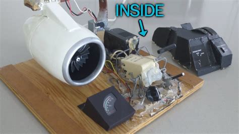 Homemade Electric Jet Engine Working Model 124 Scale