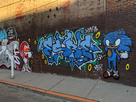 Sonic Graffiti Spotted In Philly Rretrogaming