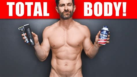 The Ultimate Mens Full Body Manscaping Tutorial Chest Abs Arms