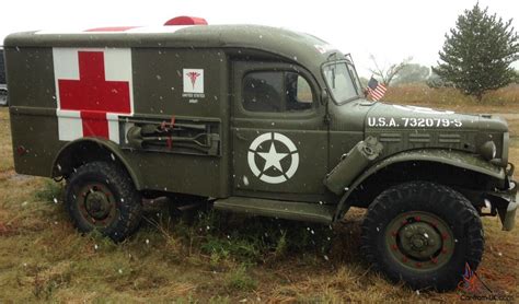 1943 Dodge Wc54 Us Army Ambulance Survivor From Norway
