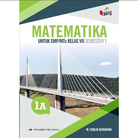 Jual Buku Teks Matematika K13 Erlangga Kelas 7a Semester 1 Edisi
