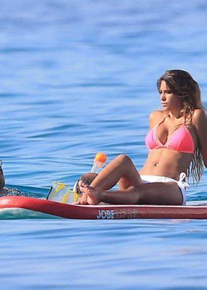Antonella Roccuzzo In A Bikini On A Yacht In Ibiza Gotceleb