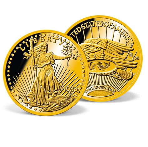 1933 Double Eagle Gold Coin Replica American Mint