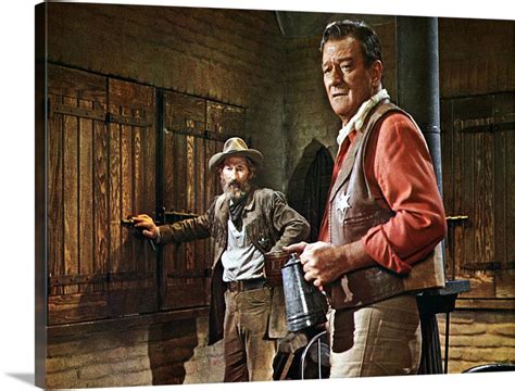 John Wayne And Arthur Hunnicutt In El Dorado Movie Still Wall Art