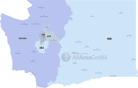 206 Area Code 206 Map Time Zone And Phone Lookup