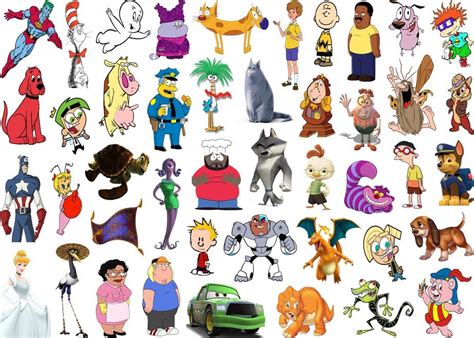 All Cartoon Characters Names A Z Pic Noodle