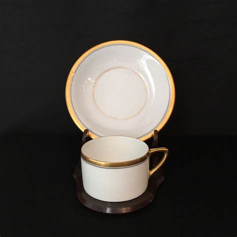Vintage Porcelain Demitasse Cup And Saucer Marked Rosenthal Etsy Vintage Demitasse Cups