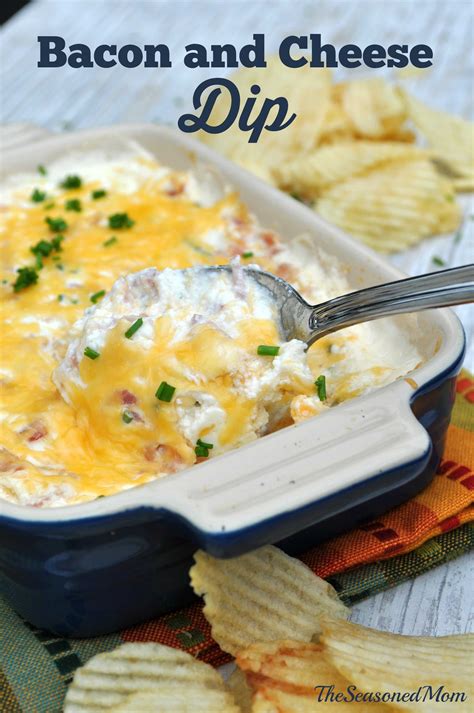 This link is to an external site that may or may not meet accessibility guidelines. Hot Bacon and Cheese Dip - The Seasoned Mom