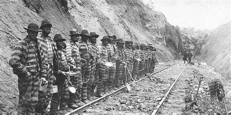 Chain Gangs In Which Prisoners Were Chained Together As They Did Heavy