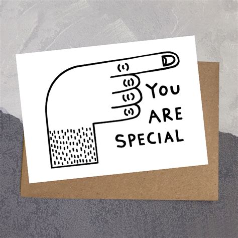 You Are Special Card Etsy