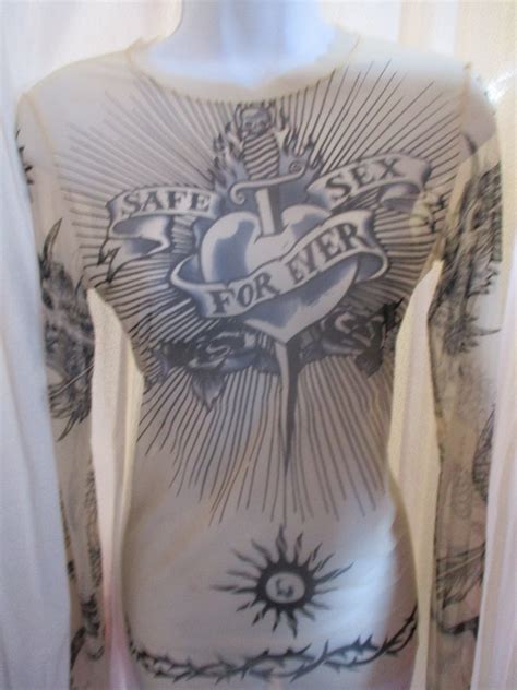 Hold 1990s Jean Paul Gaultier Safe Sex Forever Tattoo Etsy